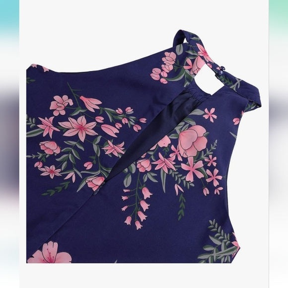 Fantaist Women's Sleeveless Halter Casual Shift Dress. Large - Picture 2 of 5